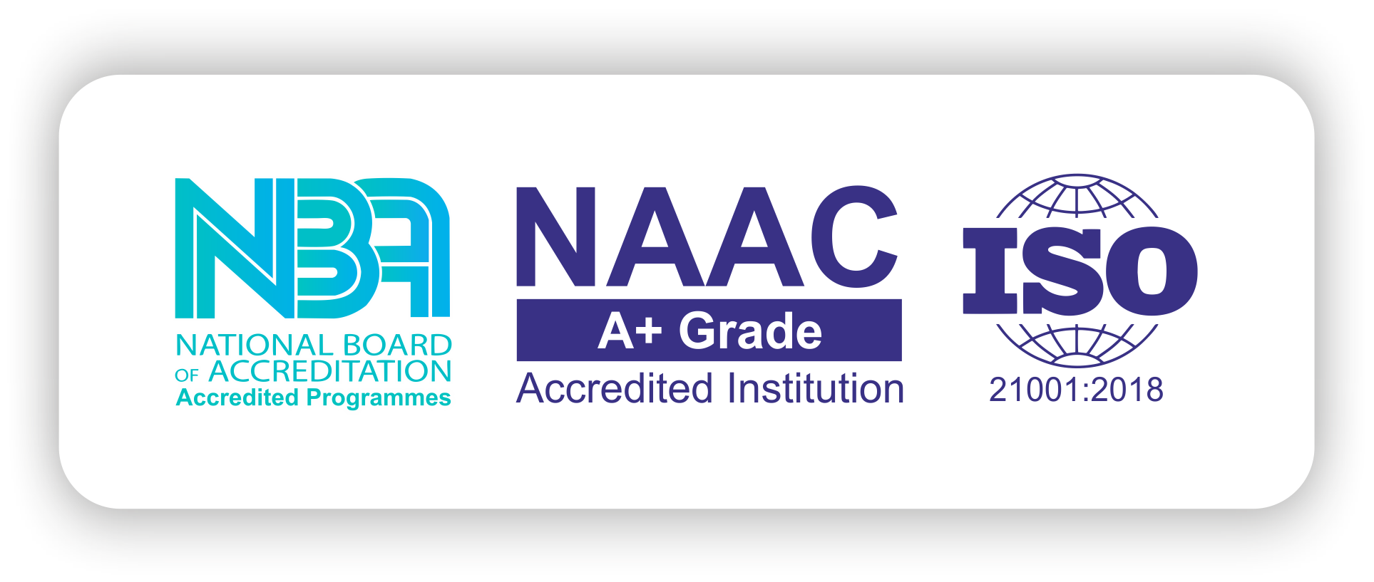 Accredited by NBA, NAAC 'A+' Grade, ISO 21001:2018